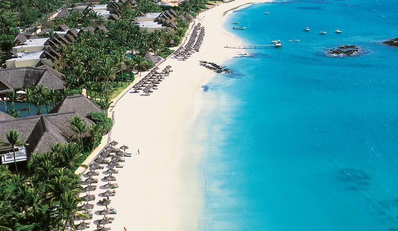 Constance Belle Mare Plage Villas-Aerial Beach View